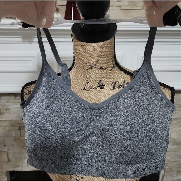 Nautica 3pk super soft active athletic workout lounge bras plus size 2X new!!! - Picture 4 of 8